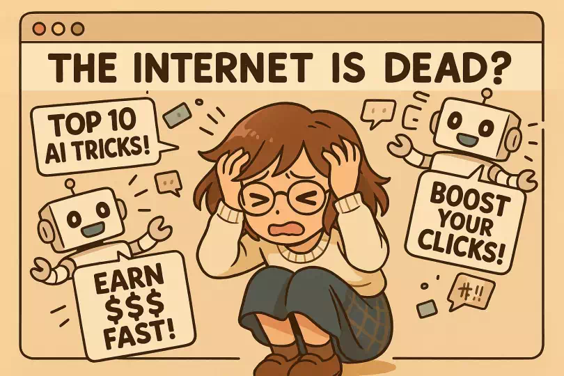 ai spam content internet is dead AI 스팸 콘텐츠로 인터넷이 뒤덮인 지금, 진짜 사람의 목소리는 어디에 있을까? 레딧 공동창업자가 말한 “인터넷은 죽었다”의 의미를 함께 생각해 볼까요?